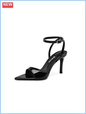 Stiletto Heeled Sandals Open Toe Ankle Strap Dress Shoes